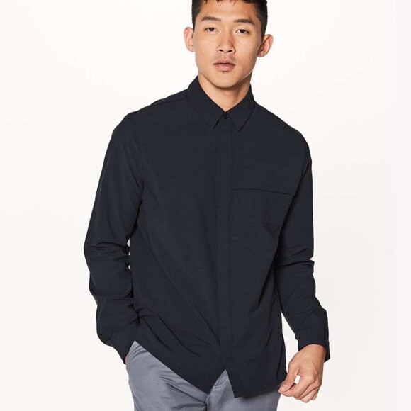 lululemon athletica Other - Lululemon Black Raised City Long Sleeve Men's M